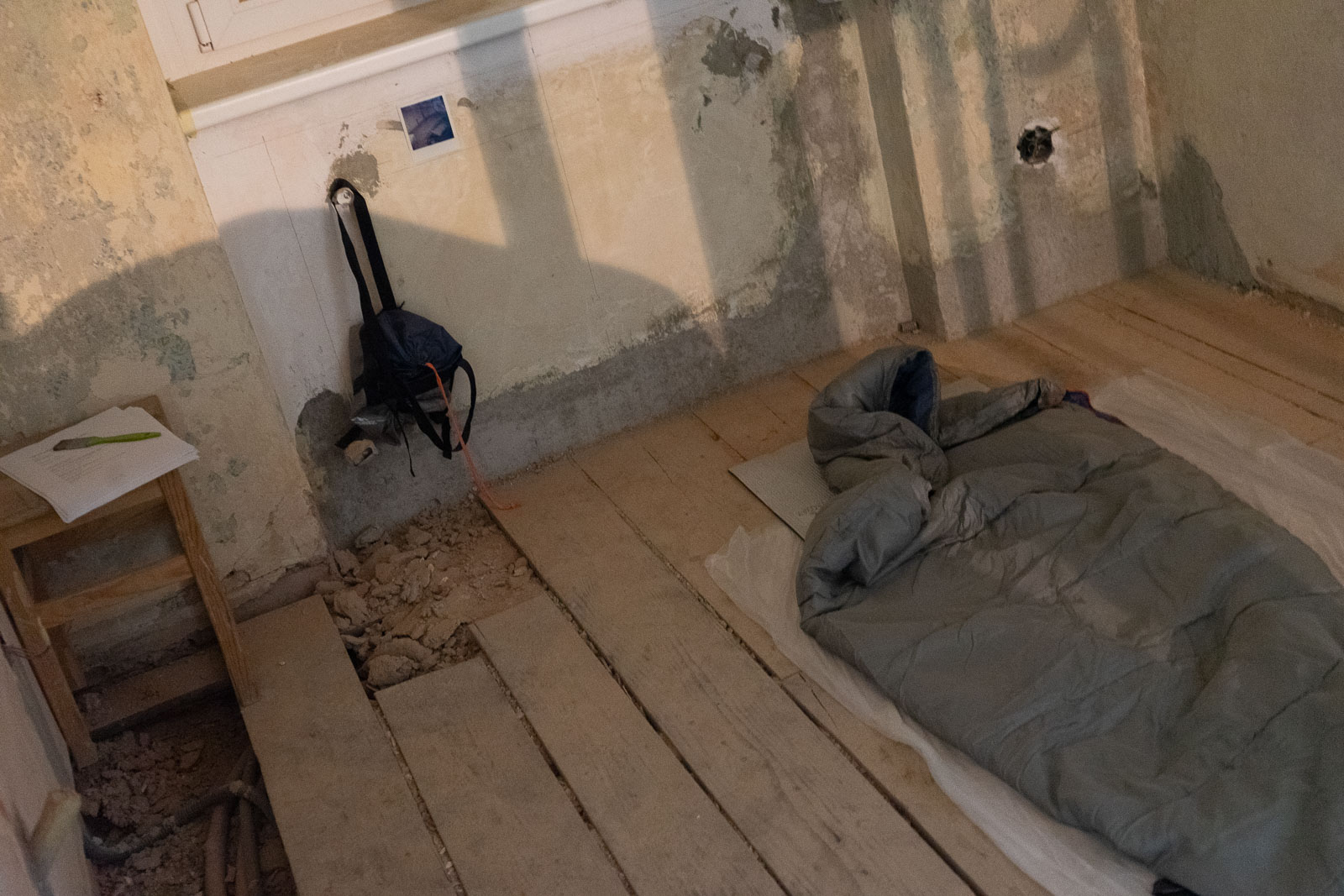 why the pattern fell on the floor again — documentation 9